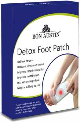 Bon Austin Premium Detox Foot patches, Cleansing Toxin Remover Foot Pads 10 Patches(10 g)
