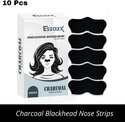 ESZAZX 10 Pc Nose Strips Blackhead Remover & Pore Cleanser Skincare Cleansing Charcoal(10 g)