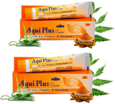 aqui plus Acne Pimples black shield all skins Remove 25 gm pack 2(50 g)