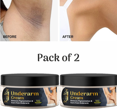KORAT KING Underarm Whitening Cream for Dark Underarms Spot Removal Pack of 2(100 g)