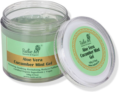 RUSTIC ART Aloe Vera Cucumber Mint Gel(100 g)
