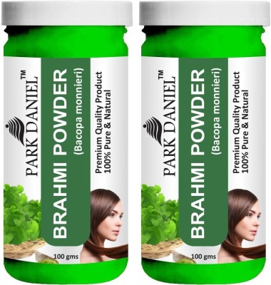 PARK DANIEL Natural Brahmi Powder - For Hair Growth and Thicken Combo Pack 2 bottles of 100 gms(200 gms)(200 g)