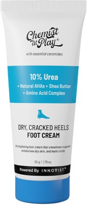 Chemist at Play Foot Cream for Cracked Heels & Diabetic Foot | Up to 24 hours of Moisturization(50 g, Set of 1)