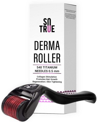 Sotrue Derma Roller For Hair Growth 0.5 mm with 540 Titanium Needles(20 g)