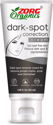 Zorg Organics Dark Spot Remover Cream, Pimple Marks, Acne Scar, Pigmentation Blemish Removal(50 ml)