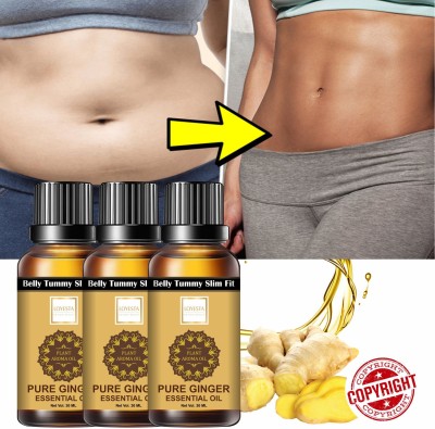 Loyesta Stomach Drainage Fat Burn Pure Ginger Oil Helps Girls Fat Reduce Weight Loss Oil(90 ml)