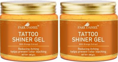 PARK DANIEL Tattoo Shiner Gel With Orange Extract Reduce Itching Pack of 2 100 G(200 g)