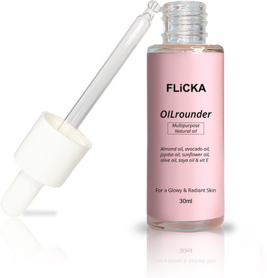 Flicka Multi Purpose Face Oil For Glowing Skin - 30ml|Day & Night Serum(30 ml)
