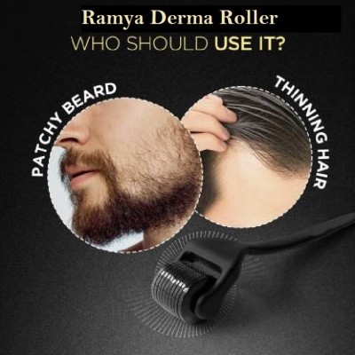 Ramya beauty care POWER GHC Derma Roller for Hair Growth and Beard 0.5mm 540 Micro Needles(20 g)