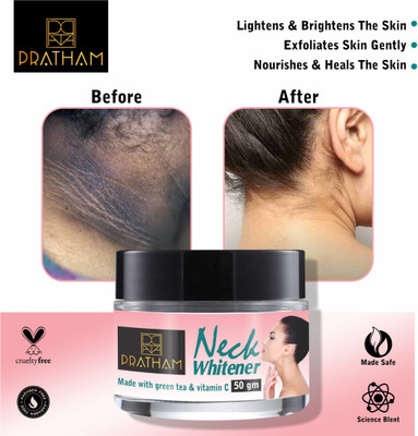 Pratham Neck Back Brightening Cream For Dark Underarm Cream For Body- (50 g) Men & Women(50 g)