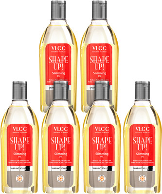 VLCC Shape Up Slimming Oil - 200 ml (Pack of 6)(1200 ml)
