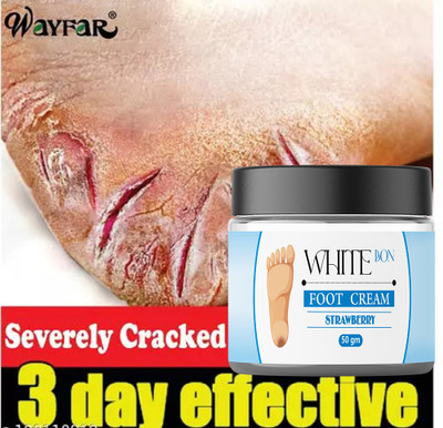 white bon Foot and Elbow Cream with Goodness of Turmeric and Menthol(50 g)