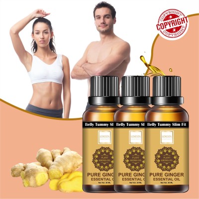 Loyesta Tummy Drainage Fat Burn Ginger Oil Helps Women Belly Fat Reduce,weight Loss Oil(90 ml)