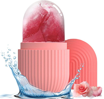 ESZAZX Ice Face Roller Silicone Facial Cube for Eyes Neck Massage Remove Dark Circle(100 ml)