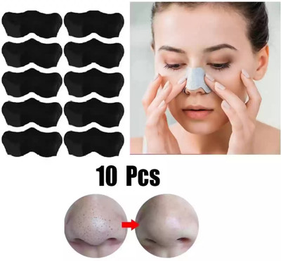 GFSU - GO FOR SOMETHING UNIQUE Nose Strips Combo 10 Pcs.| Blackhead Remover Nose Strips (10 g)(10 g)