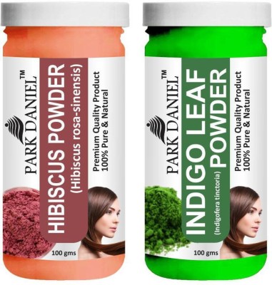 PARK DANIEL Skin Care Combo Of Hibiscus Powder & Indigo Leaf Powder Combo Pack of 2 Bottles of 100 gm (200 gm )(200 g)