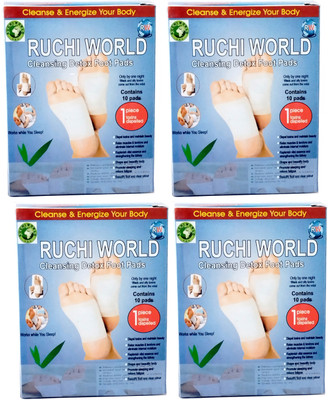 Ruchi World Cleansing Foot Patch - Natural Toxin Removal with Ginger & Salt Extract(300 g)