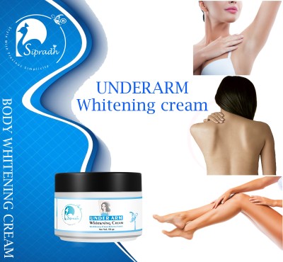 Sipradh Underarm Whitening Cream for even toned dark spot removal(50 g)