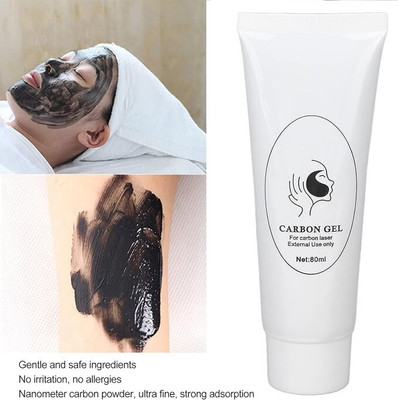 Kostech Carbon Cream Facial Gel For ND-YAG Laser Machine Skin Whitening Deep Cleaning(80 ml)
