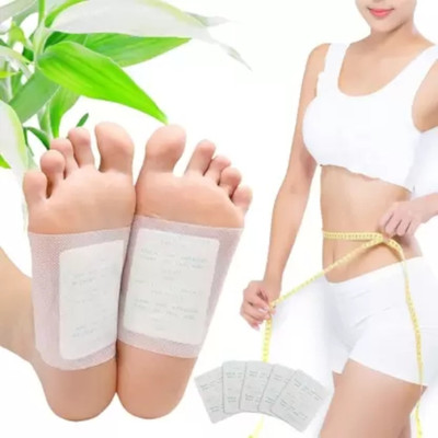 HERBZZ 10 Pc Foot Detox Pads Improve Sleep Weight Loss For Foot and Body Care(100 g)