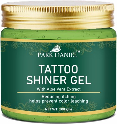 PARK DANIEL Tattoo Shiner Gel with AloeVera Extract Heals Skin Pack 1 of 100G(100 g)