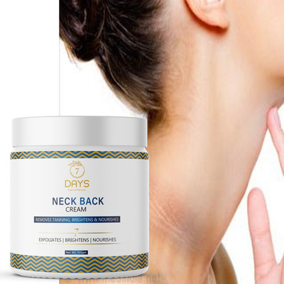 7 Days Neck Back Cream For Whitening Lighten and Brighten Skin removal blackness(100 g)