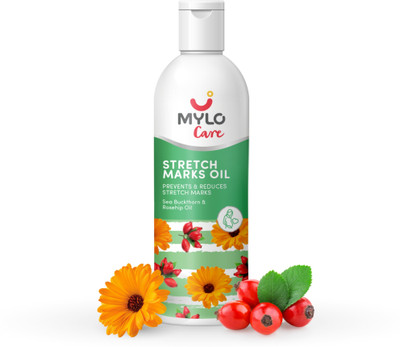 MYLO Care Stretch Marks Removal Oil with Rosehip, Sea Buckthorn, Coconut & Argan Oil(100 ml)