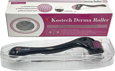 Kostech KDR 0.5mm with 540 Titanium Derma Roller For Anti-aging, Anti-wrinkle, Acne Scar Removal(100 g)