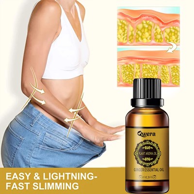 Qwera Tummy Ginger Oil Weight Loss Ginger Oil Slim Ginger Oil(30 ml)