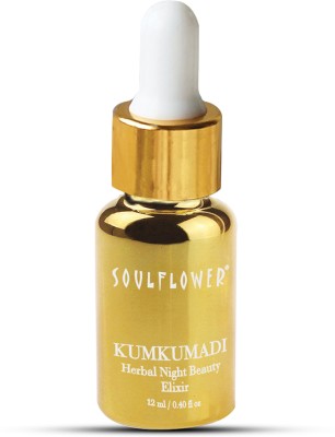 Soulflower Kumkumadi Tailam Face Oil | Moisturizing Skin, Acne, Pimple, Wrinkles|(12 ml)