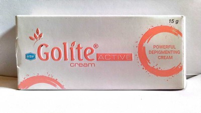 USV GOLITE ACTIVE Skin Lightening Cream and Powerful Depigmenting Cream (15gm)(15 g)