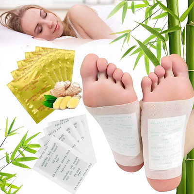GOLDINKS 10 Patch (5 Days Pack) Organic Foot Cleansing Patches Toxin Remover adhesive kit(10 g)
