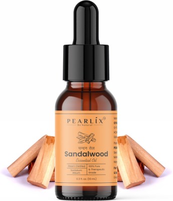 PEARLIX Sandalwood Essential Oil | For Face & Aromatherapy | Glowing Skin & Relaxation(10 ml)