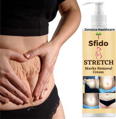 Zemaica Healthcare Sfido Stretch Marks Cream to Reduce Stretch Marks Scars(100 g)