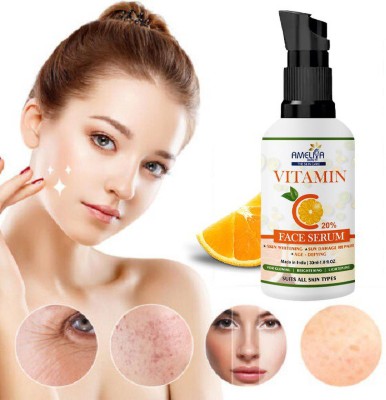 Ameliya Premium Skin Whitening Vitamin C Serum Day & Night Cream For Men & Women(30 ml)