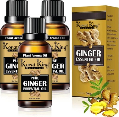 KORAT KING Organic Fat Loss Ginger Oil Weight Loss Ginger Fat Loss Lymphatic Drainage Oil(90 ml)