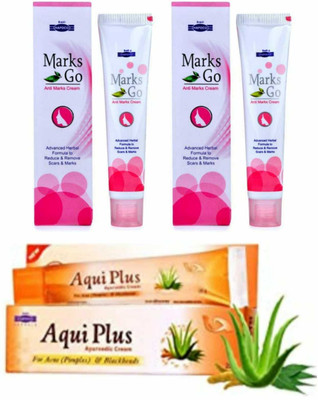 aqui plus ANTI ACNE PIMPLES CREAM MARKS GO HAPDCO(75 g)