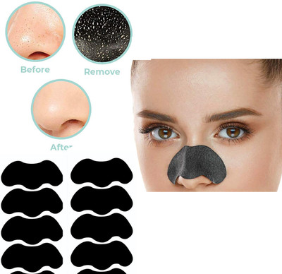 Kapmore Deep Purifying Natural Charcoal Nose Strips-Pack of 3(10 g)
