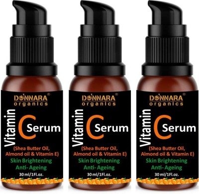 Donnara Organics Vitamin C Serum- For Anti Ageing & Skin Whitening Combo(90 ml)