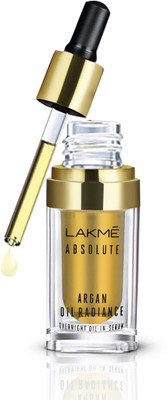 Lakmé Absolute Argan Oil Radiance Overnight Oil-in-Serum(15 ml)