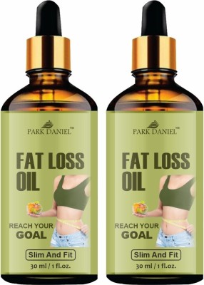 PARK DANIEL Premium Fat Loss Oil - A Belly fat reduce oil/ weight loss massage oil/ fat burner oil for women/ slimming oil Combo Pack Of 2, 30ml (60ml)(60 ml)