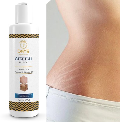 7 Days Body stretch mark removal Oil teenage stretch marks solutions naturally(100 ml)