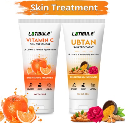 Latibule Vitamin C & Ubtan Face Wash, For Skin Dark spots & Skin Brightening(100 ml)