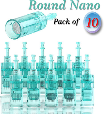 SD Enriching Beauty Dr. Pen Ultima A6S /M8 Micro-Needling Cartridges Nano Round Needles Pack of 10(100 g)