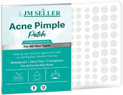 JM SELLER Acne Pimple Patch (72 Dots) Invisible Facial Stickers cover(20 g)