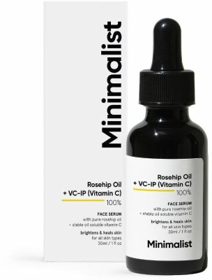 Minimalist Pure Rosehip Face Oil with Vitamin C For Skin Brightening & Reducing Sun Damage(30 ml)