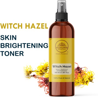 Wildflower essentials Witch Hazel Toner & Cleanser Suitable For Sensitive & Oily Skin For Men & Women(100 ml)