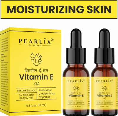 PEARLIX Vitamin E Pure Oil | Pack Of 2 For Detan Remove & Fair Skin Tone(20 ml)