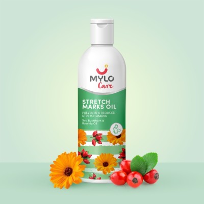 MYLO Care Stretch Marks Removal Oil with Rosehip, Sea Buckthorn, Coconut & Argan Oil(100 ml)