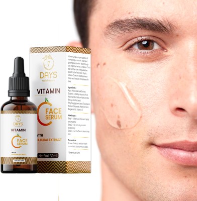 7 Days Face skin Serum with Glutathione Hyaluronic Vitamin E Ferulic acid(30 ml)
